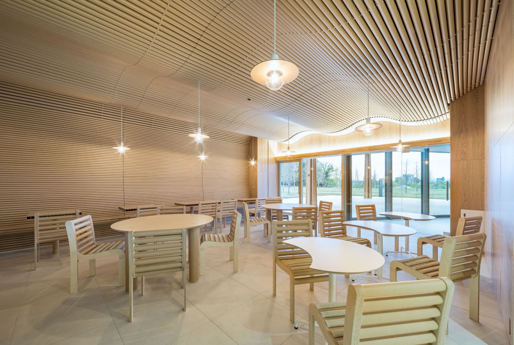 Toyota City Museum by Shigeru Ban. Photograph by Hiroyuki Hirai.