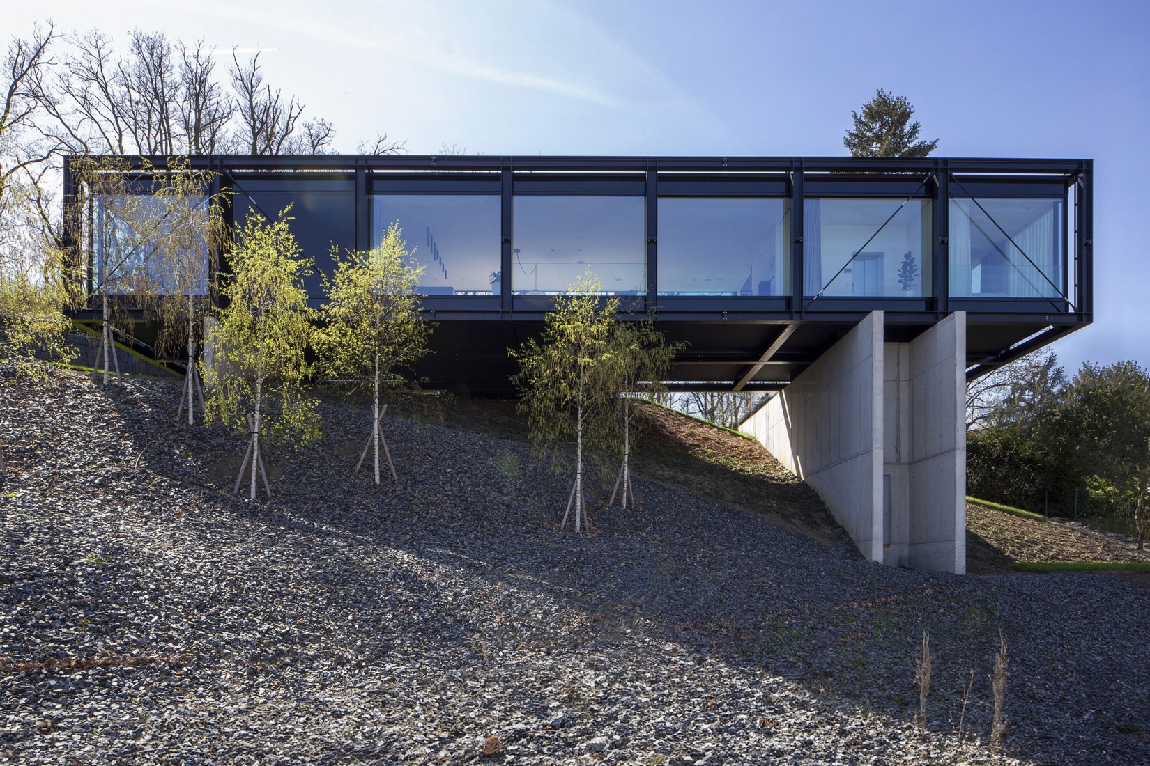 Villa Sidonius por Stempel & Tesar architekti. Fotografía por Filip Šlapal.