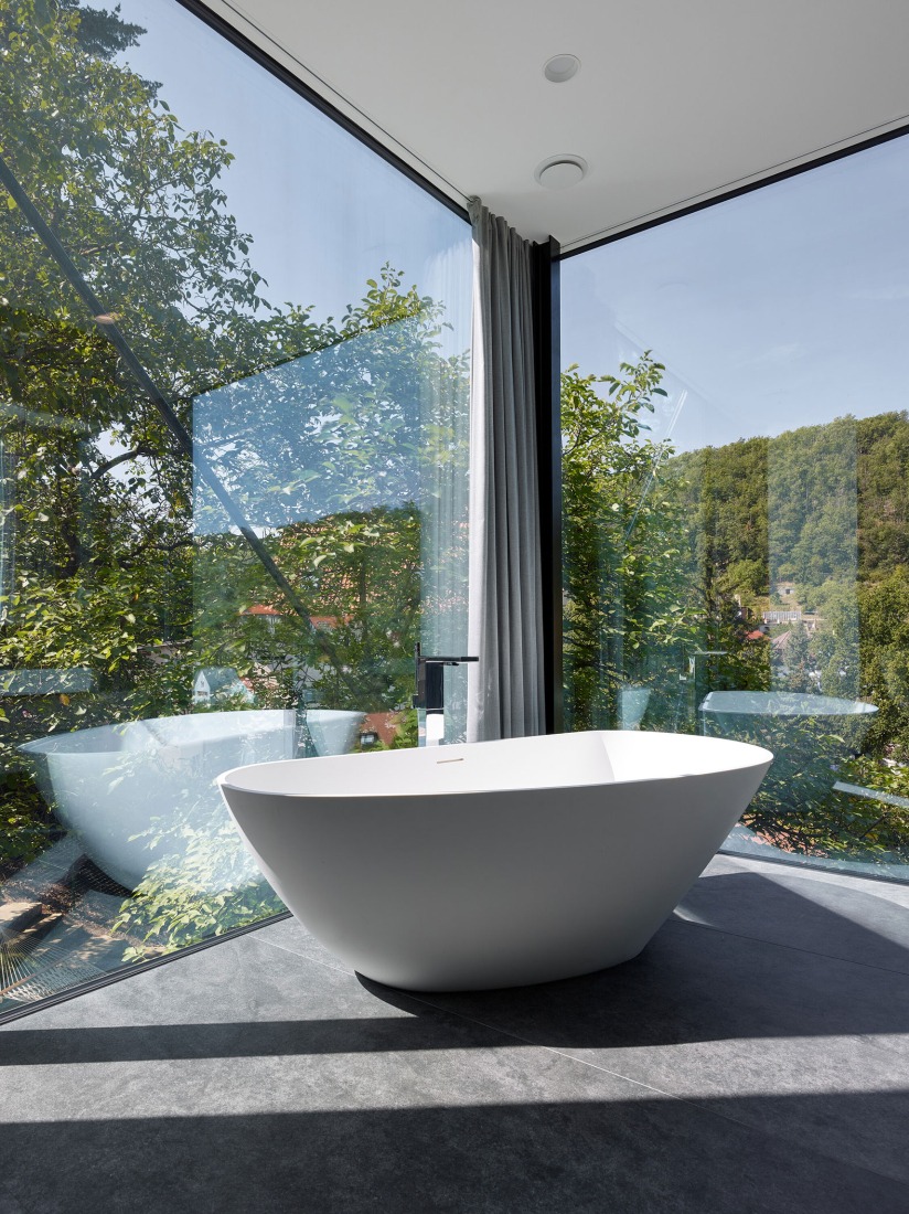 Villa Sidonius por Stempel & Tesar architekti. Fotografía por Filip Šlapal.