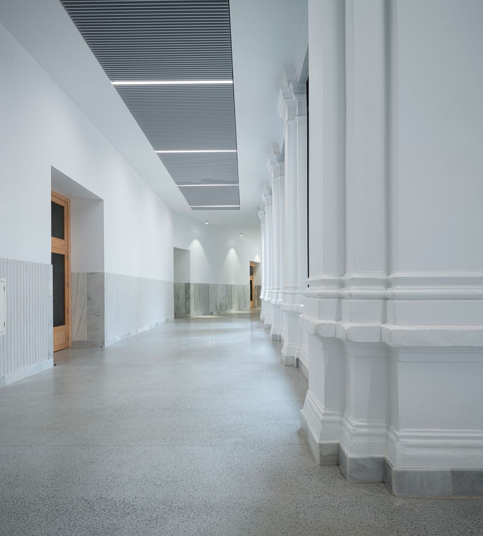 Rehabilitación del Instituto La Rábida por Francisco Marqués Vilaplana y Luis Rubio Marín. Fotografía por Fernando Alda.