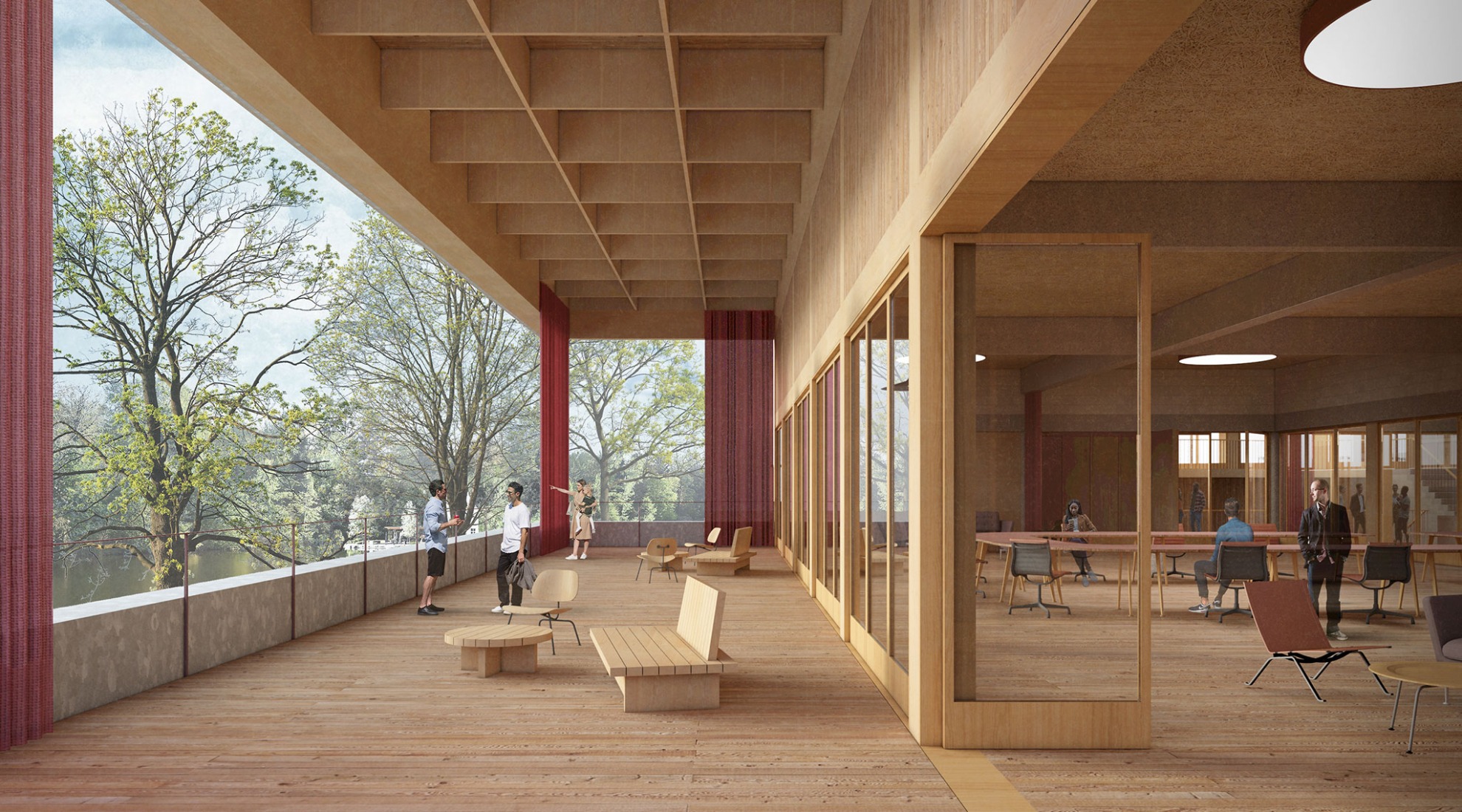 De Roosenberg por Henley Halebrown + WV Architecten. Visualización cortesía por Henley Halebrown + WV Architecten.