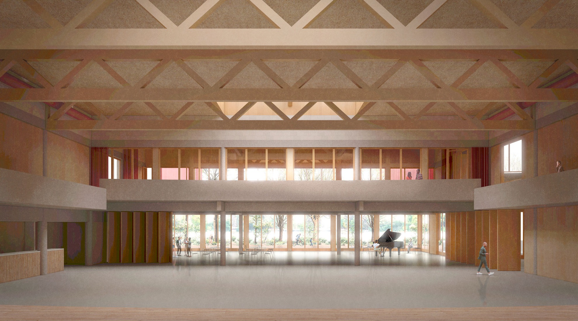De Roosenberg por Henley Halebrown + WV Architecten. Visualización cortesía por Henley Halebrown + WV Architecten.