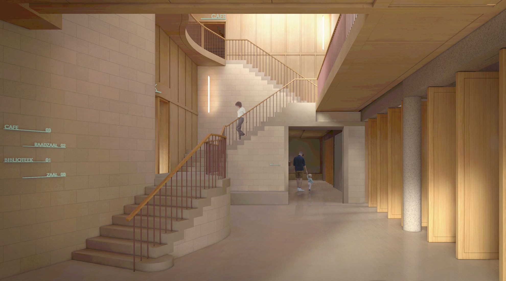 De Roosenberg por Henley Halebrown + WV Architecten. Visualización cortesía por Henley Halebrown + WV Architecten.