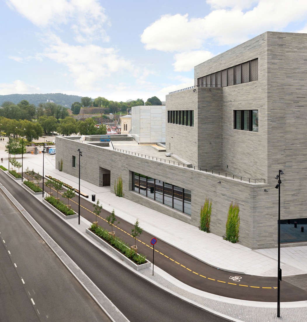 Museo nacional de arte, arquitectura y diseño de Noruega por Kleihues + Schuwerk Architects. Fotografía por Ina Wesenberg.