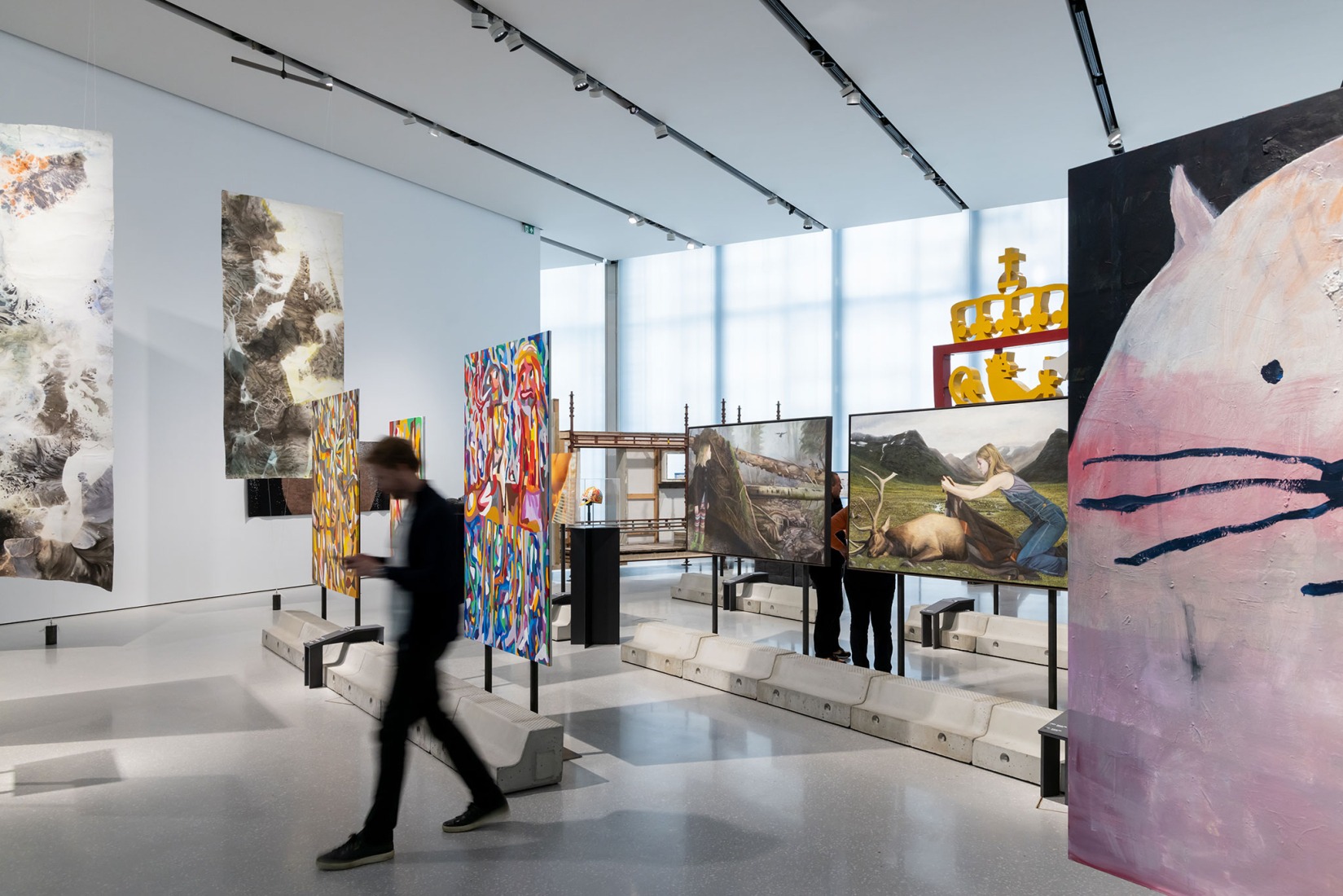 Museo nacional de arte, arquitectura y diseño de Noruega por Kleihues + Schuwerk Architects. Fotografía por Iwan Baan.