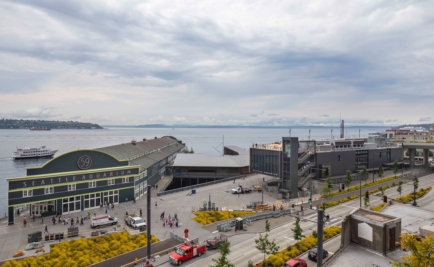 Pabellón Oceánico del Acuario de Seattle por LMN Architects. Fotografía por Lara Swimmer/Esto.