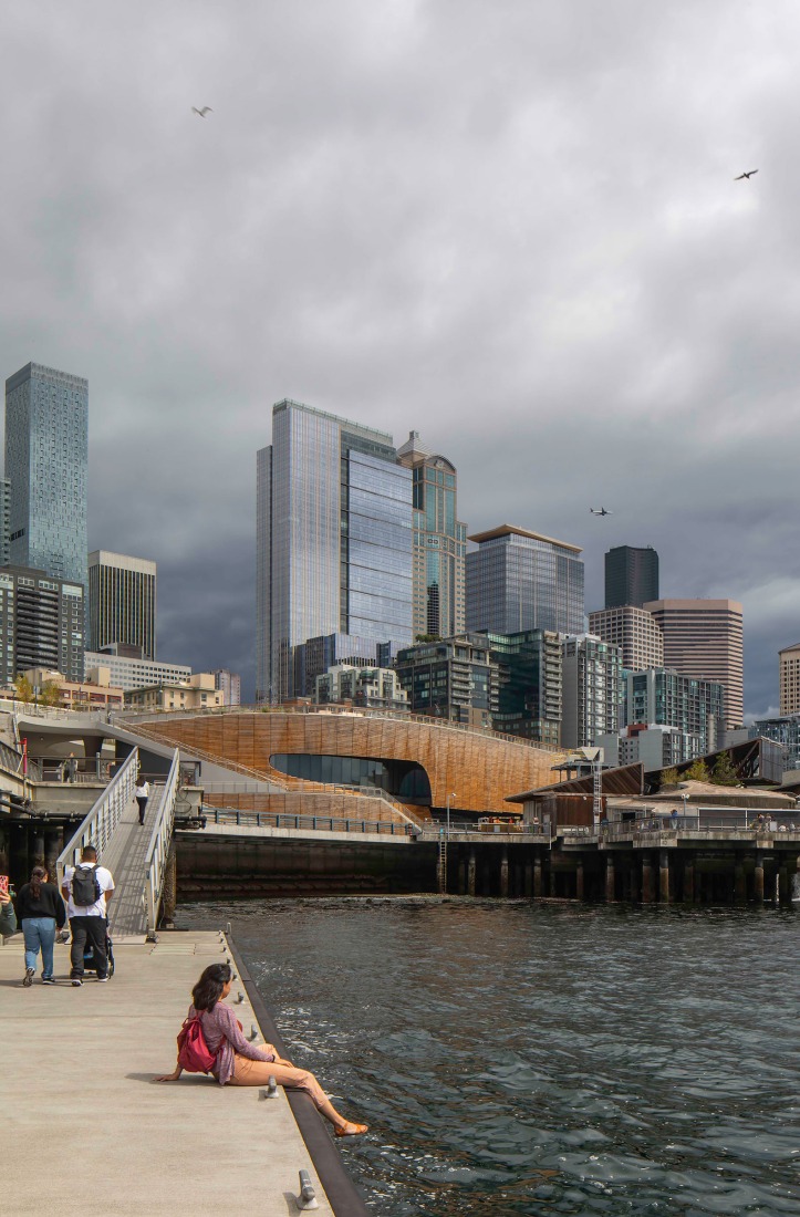 Pabellón Oceánico del Acuario de Seattle por LMN Architects. Fotografía por Lara Swimmer/Esto.