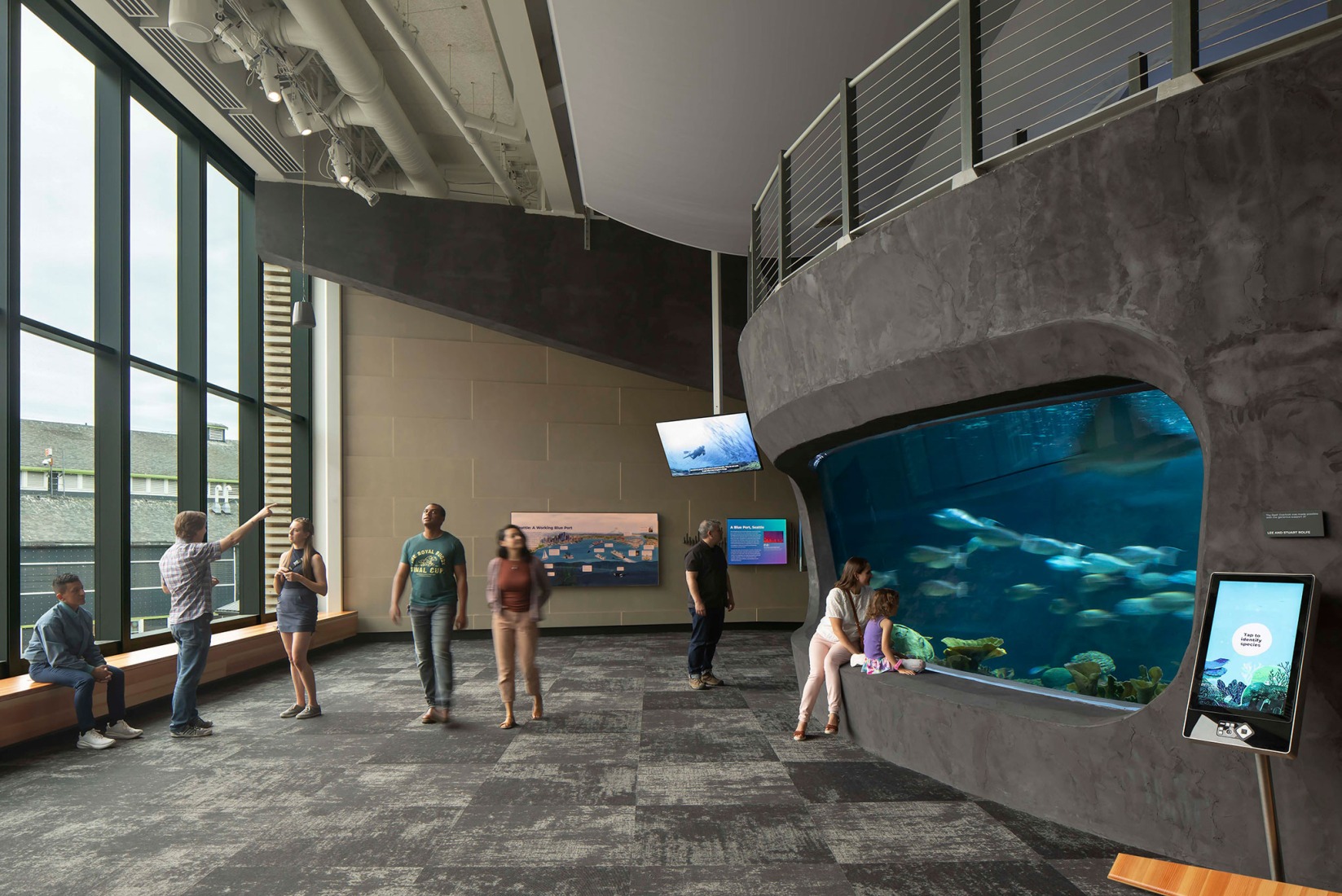 Pabellón Oceánico del Acuario de Seattle por LMN Architects. Fotografía por Lara Swimmer/Esto.