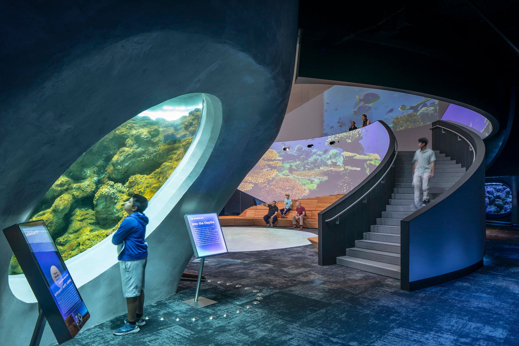 Pabellón Oceánico del Acuario de Seattle por LMN Architects. Fotografía por Lara Swimmer/Esto.