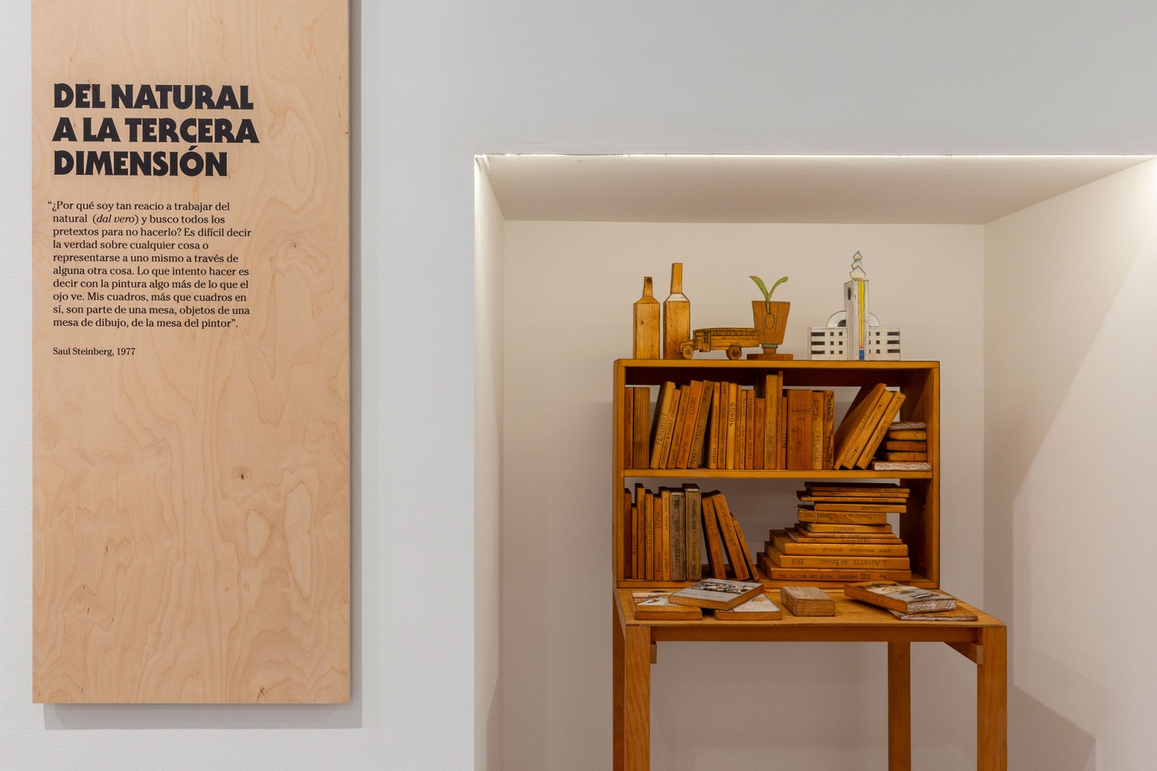 Exhibition: Saul Steinberg, artista. Photograph courtesy by Fundación Juan March.