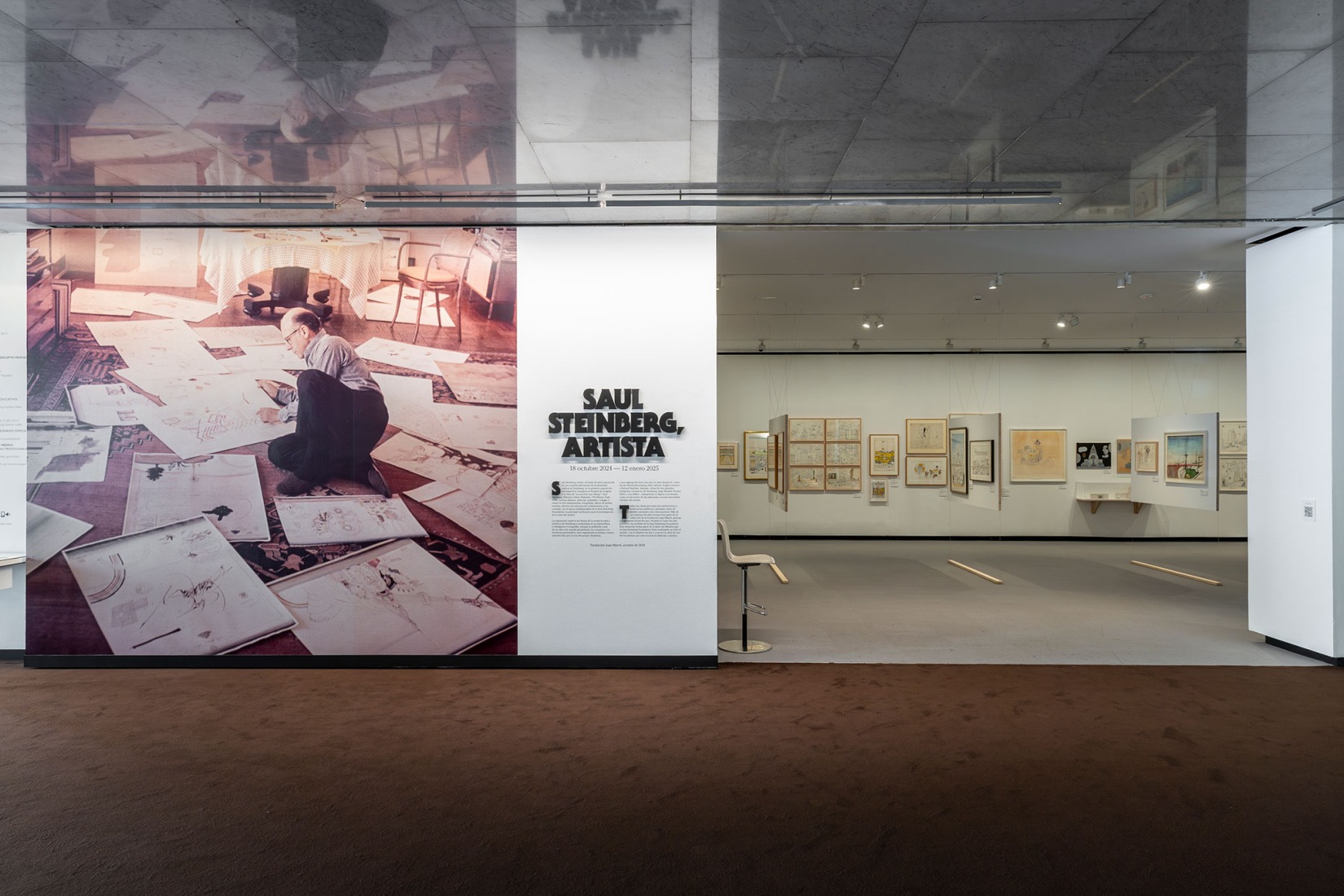 Exhibition: Saul Steinberg, artista. Photograph courtesy by Fundación Juan March.