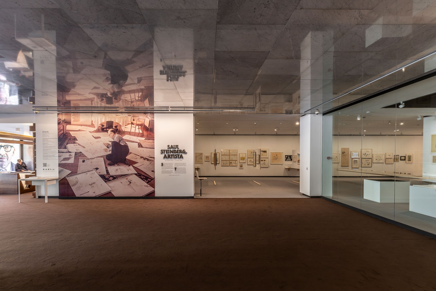 Exhibition: Saul Steinberg, artista. Photograph courtesy by Fundación Juan March.
