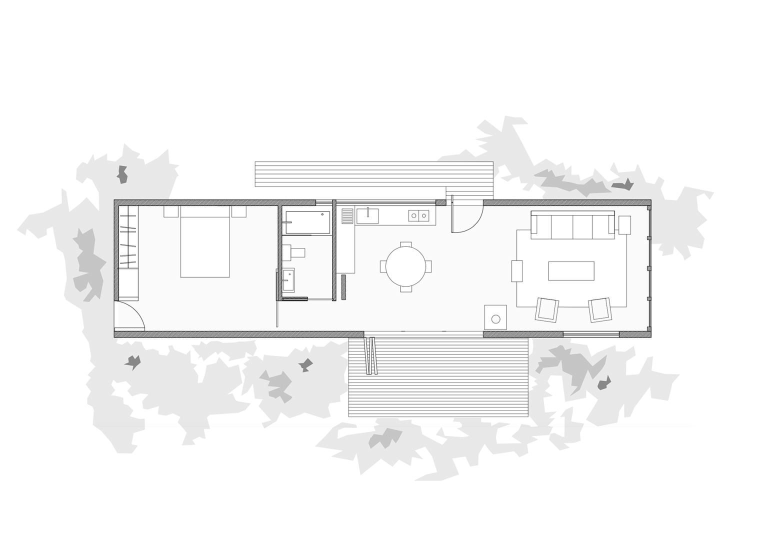 Ground floor plan. Catalejo by Tololo Ugarte.