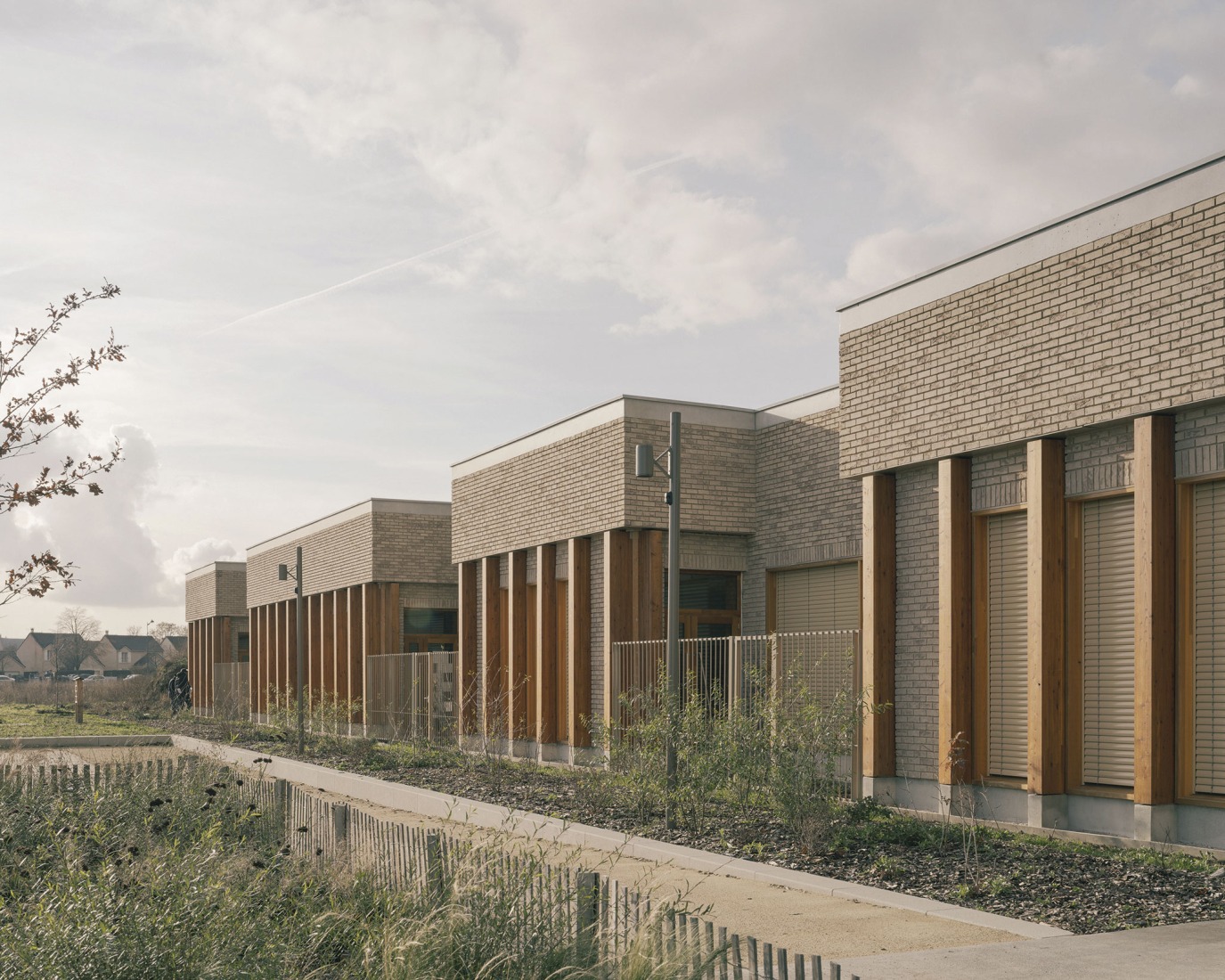 "Claudie Haigneré" School Group by Vallet de Martinis Architectes. Photograph by Charly Broyez.