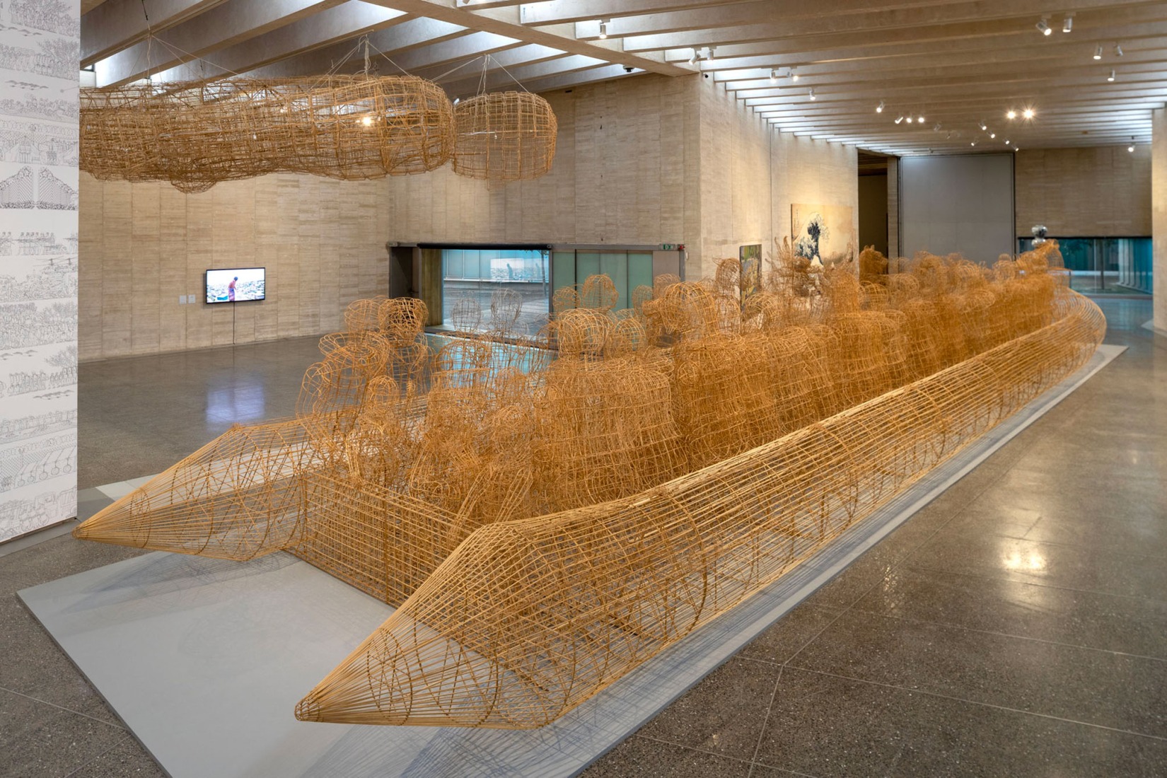 Ai Weiwei. Don Quixote. Vista de la exposición. MUSAC, 2024. Cortesía de Ai Weiwei Studio. Fotografía por Imagen MAS.