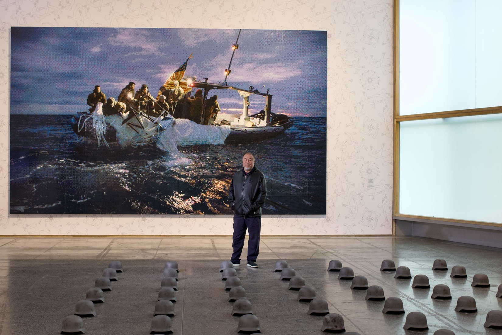Ai Weiwei. Don Quixote. Vista de la exposición. MUSAC, 2024. Cortesía de Ai Weiwei Studio. Fotografía por Imagen MAS.