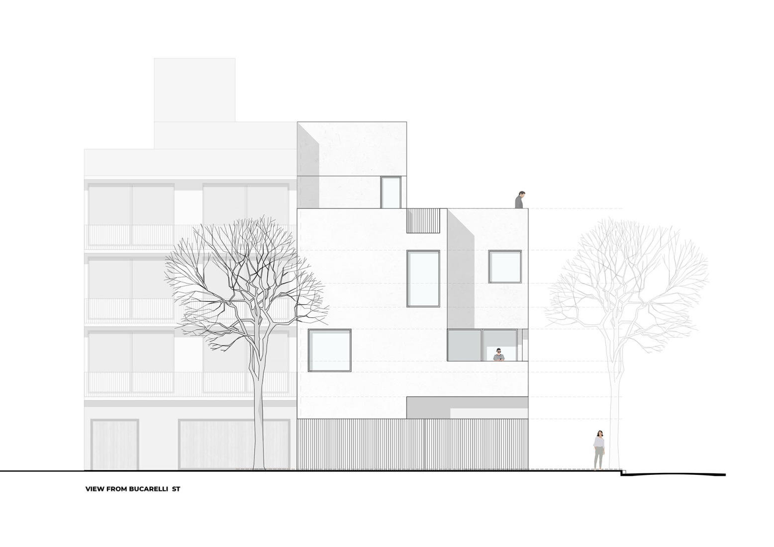 Elevation. Manuela Pedraza House by OADD arquitectos.