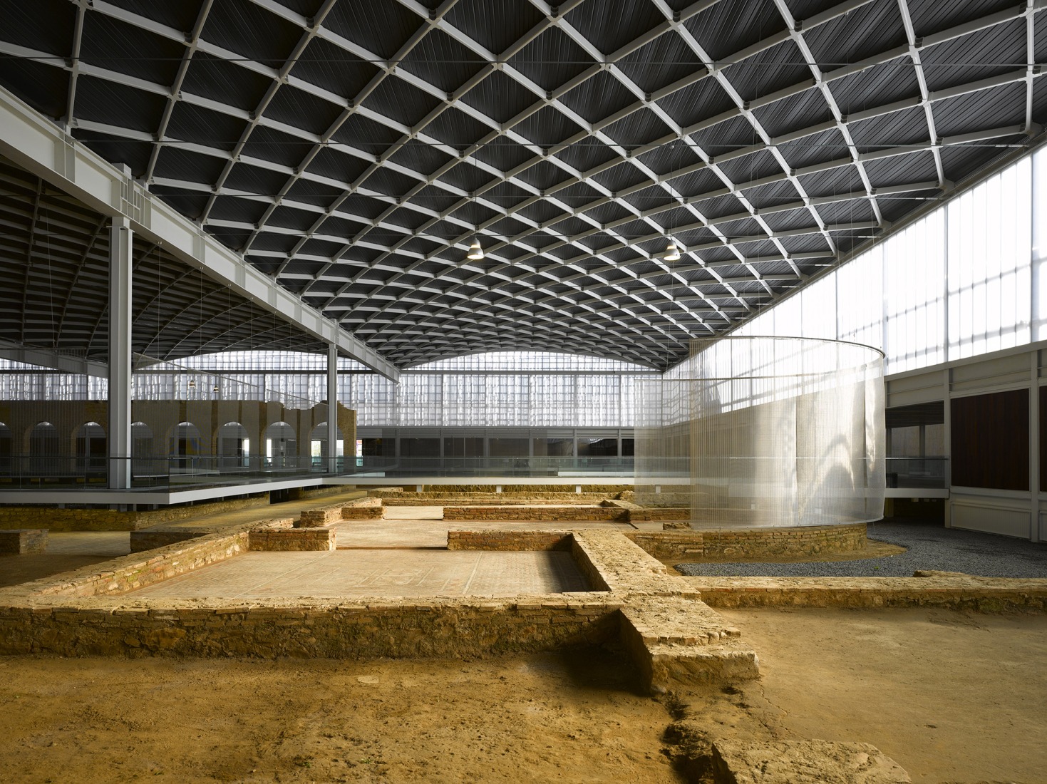 Roman Villa La Olmeda, by Paredes Pedrosa. Photography by Roland Halbe. Image courtesy of MVAU.