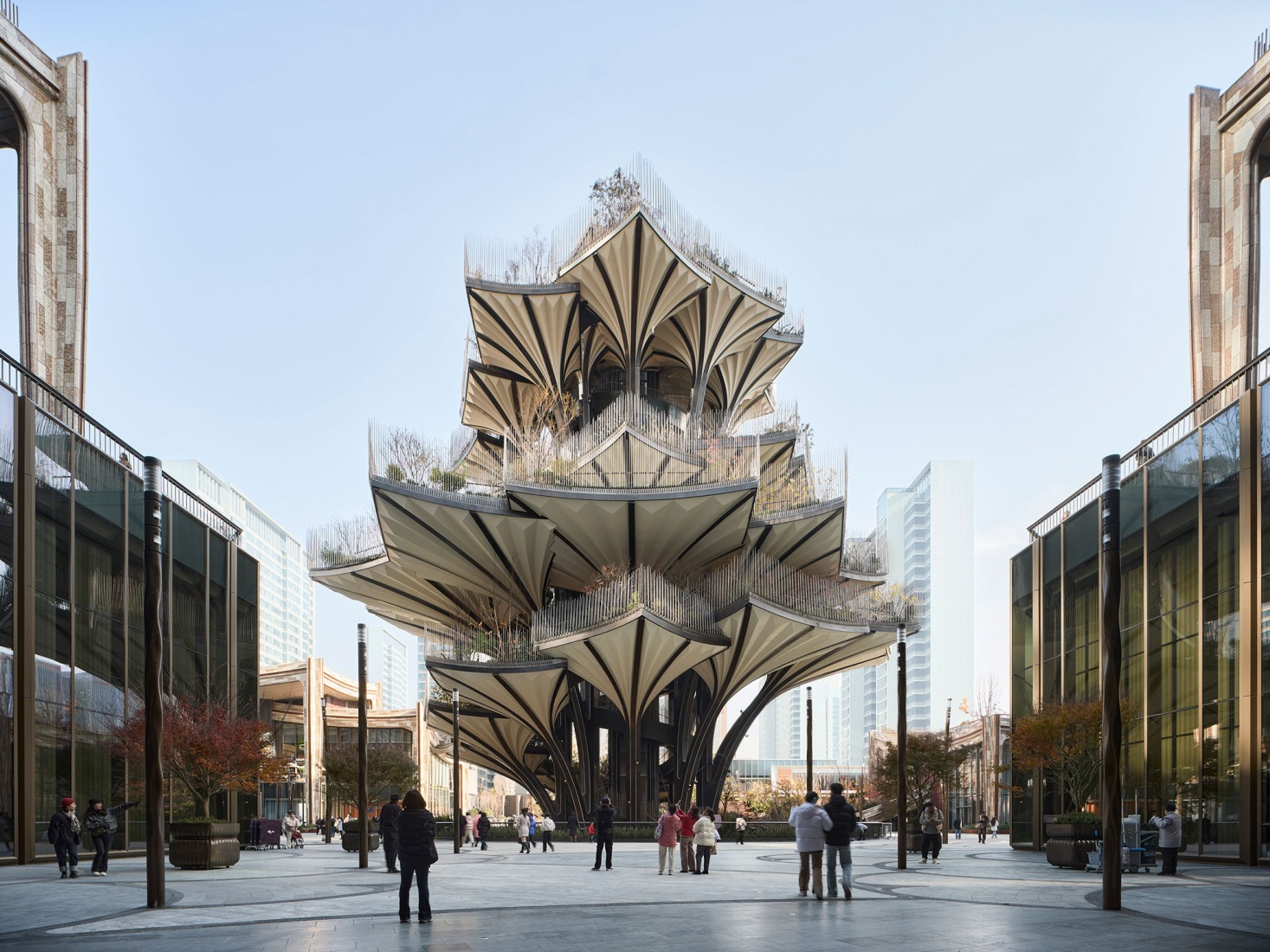 The Xi’an Culture Business District by Heatherwick studio. Photograph by Qingyan Zhu.