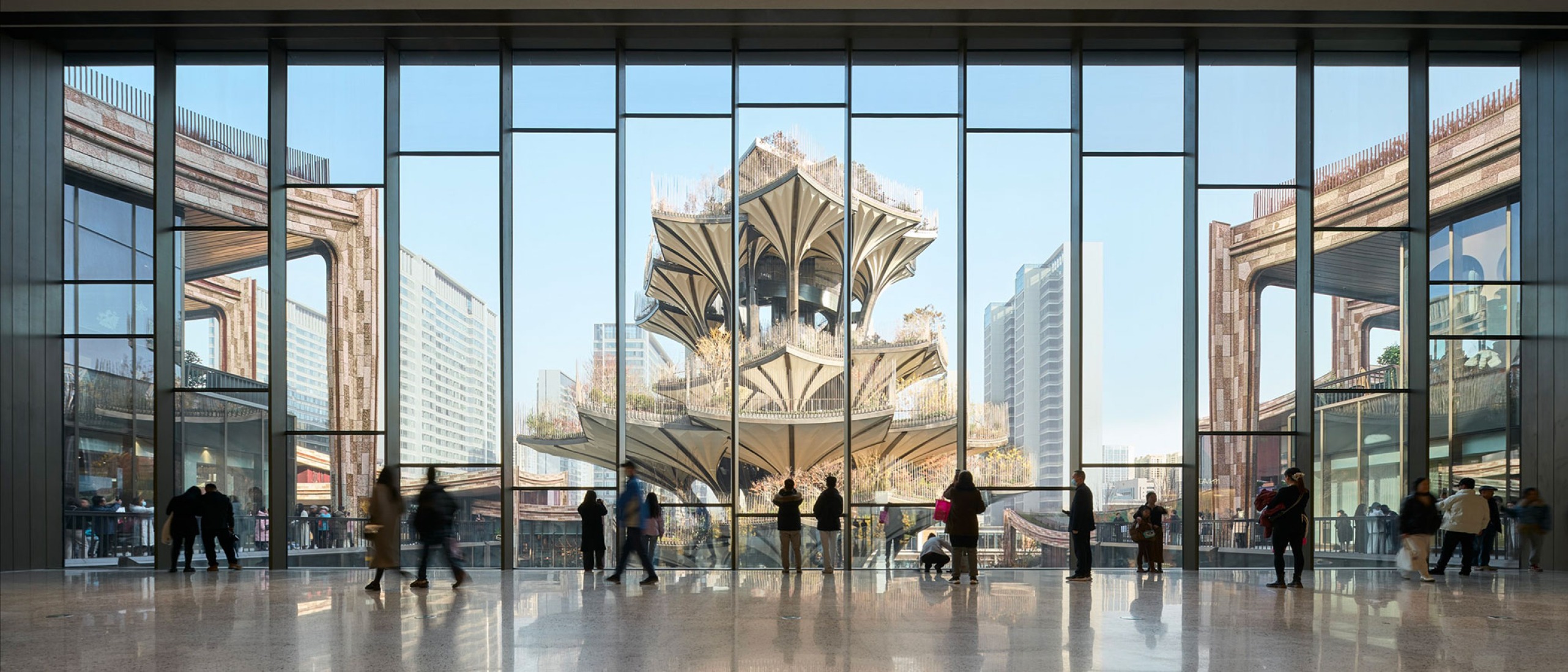 The Xi’an Culture Business District by Heatherwick studio. Photograph by Qingyan Zhu.