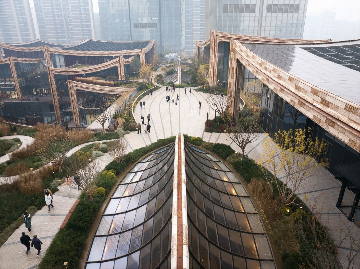 The Xi’an Culture Business District by Heatherwick studio. Photograph by Qingyan Zhu.