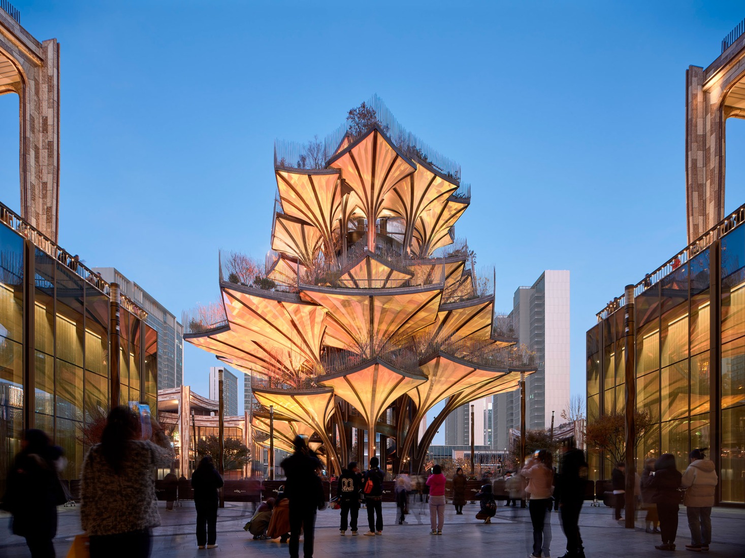 The Xi’an Culture Business District by Heatherwick studio. Photograph by Qingyan Zhu.