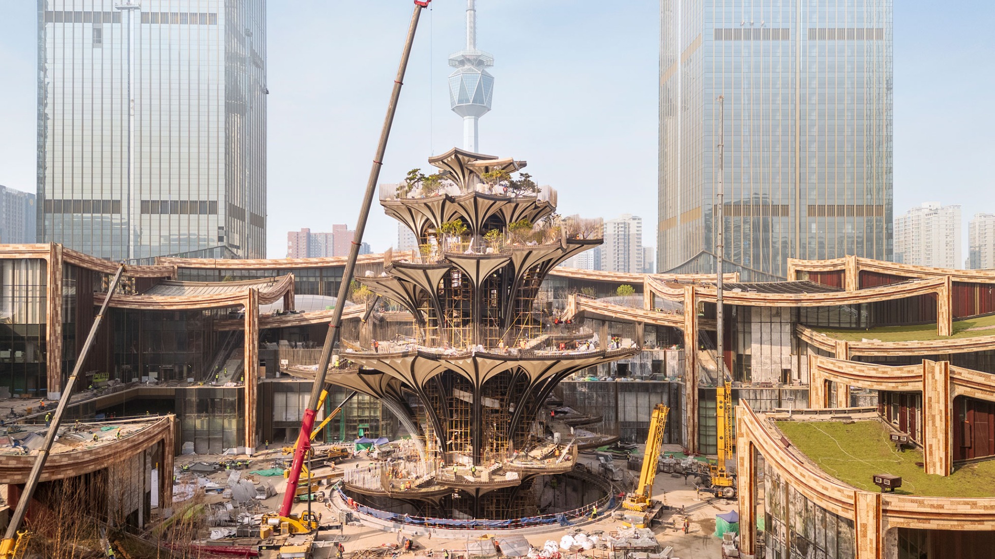 The Xi’an Culture Business District by Heatherwick studio. Photograph by Raquel Diniz.