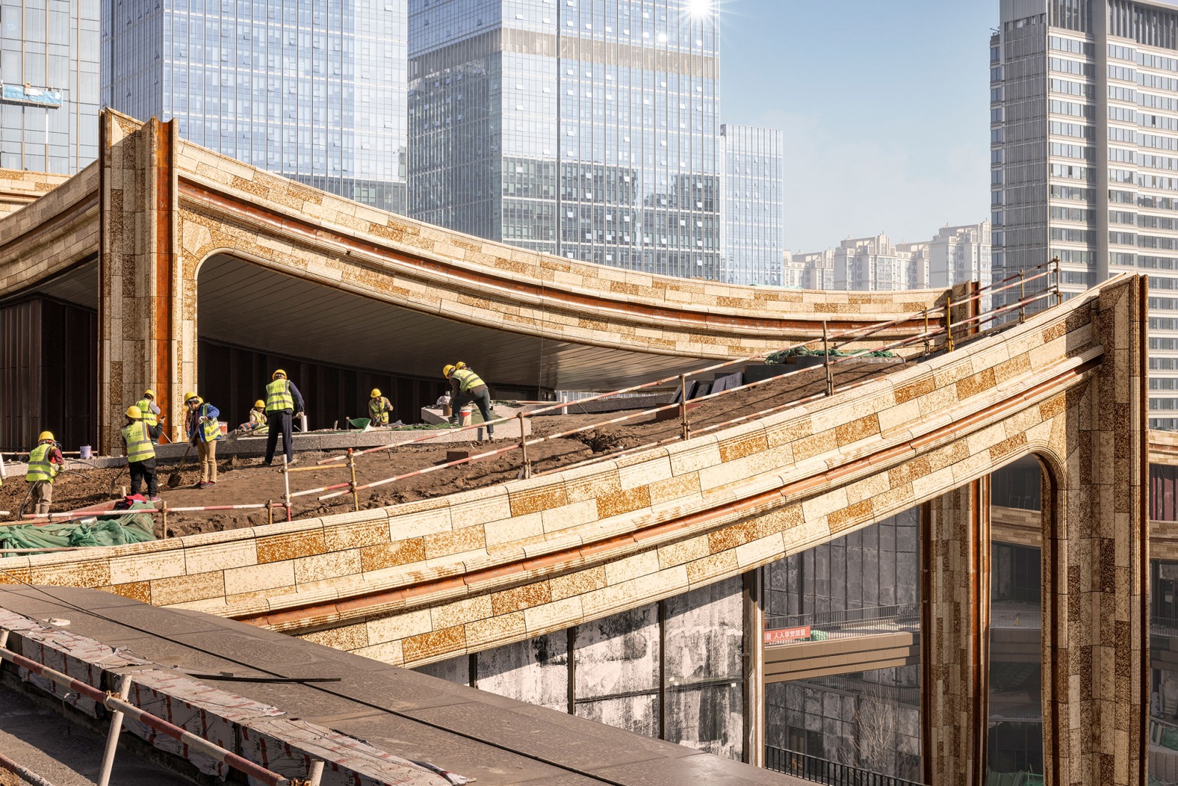 The Xi’an Culture Business District by Heatherwick studio. Photograph by Raquel Diniz.