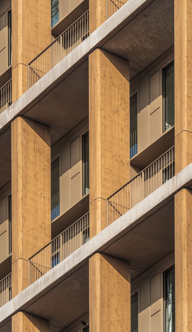 Torre Wood Up por LAN. Fotografía por Nicolas Grosmond.