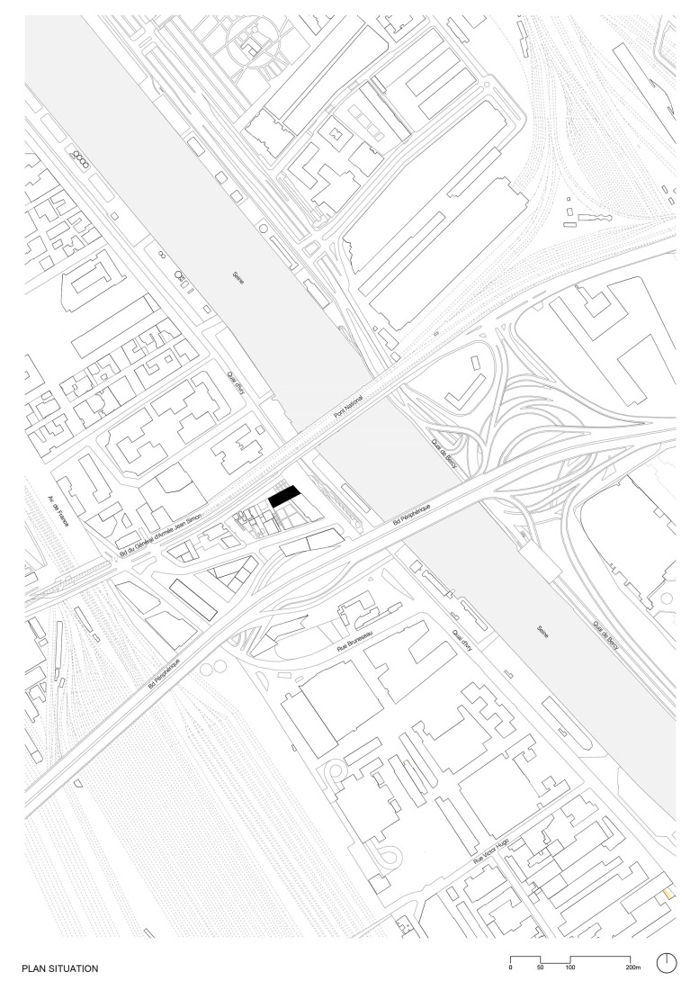 Plano de situación. Torre Wood Up por LAN.