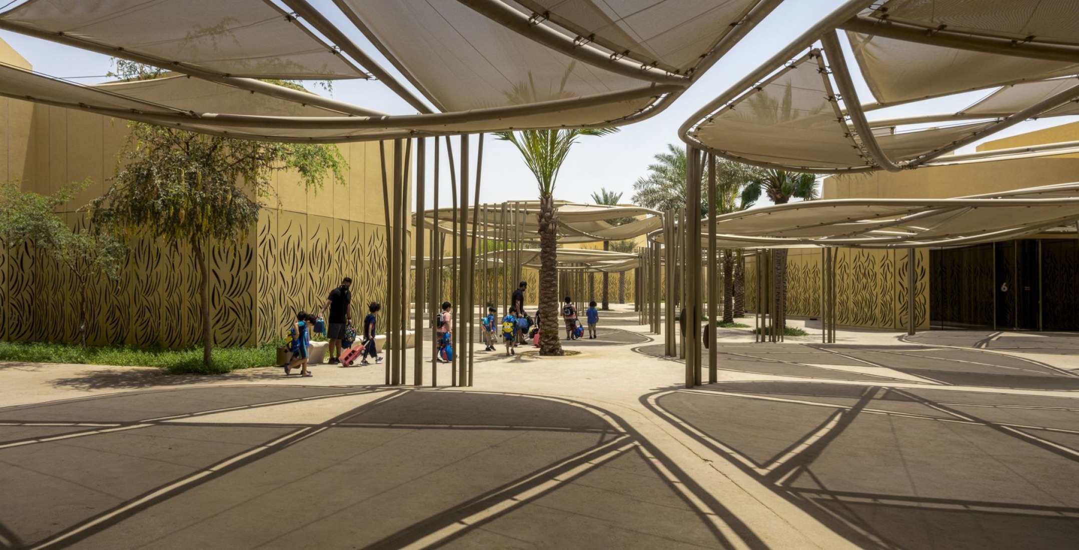 Dar Al Marefa School by RCR Arquitectes. Photograph by Hisao Suzuki.