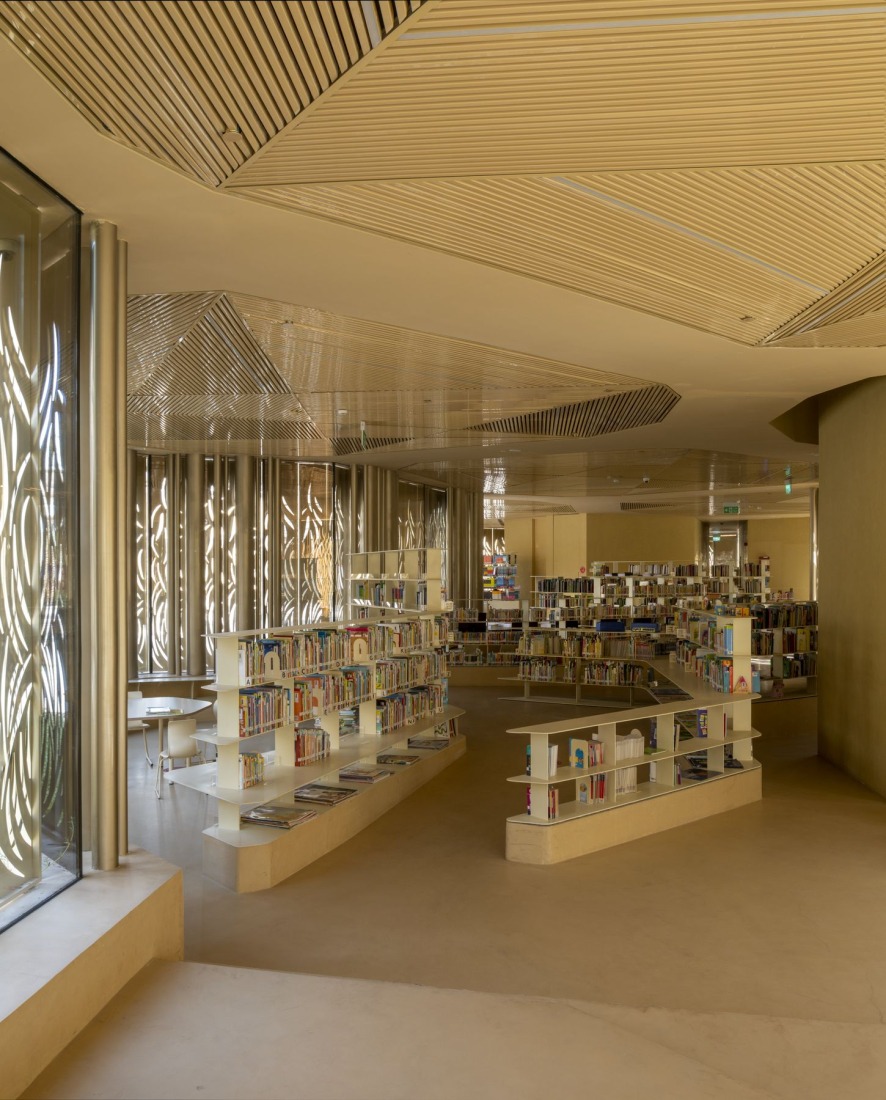 Dar Al Marefa School by RCR Arquitectes. Photograph by Hisao Suzuki.