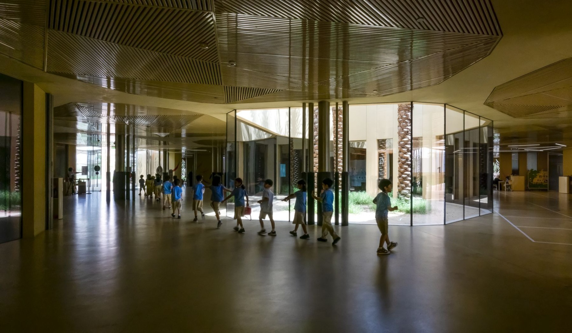 Dar Al Marefa School by RCR Arquitectes. Photograph by Hisao Suzuki.