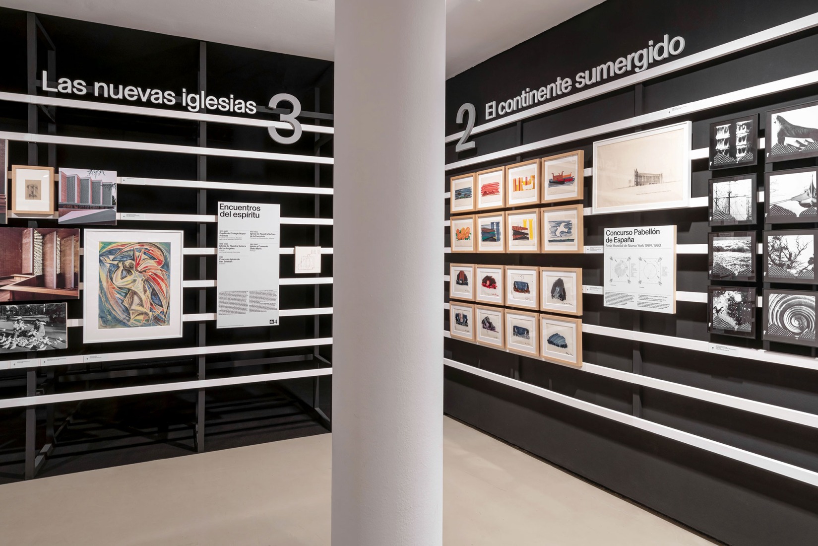 Espacio expositivo en el Museo ICO por Studio Pachón-Paredes. Fotografía por Luis Asín.