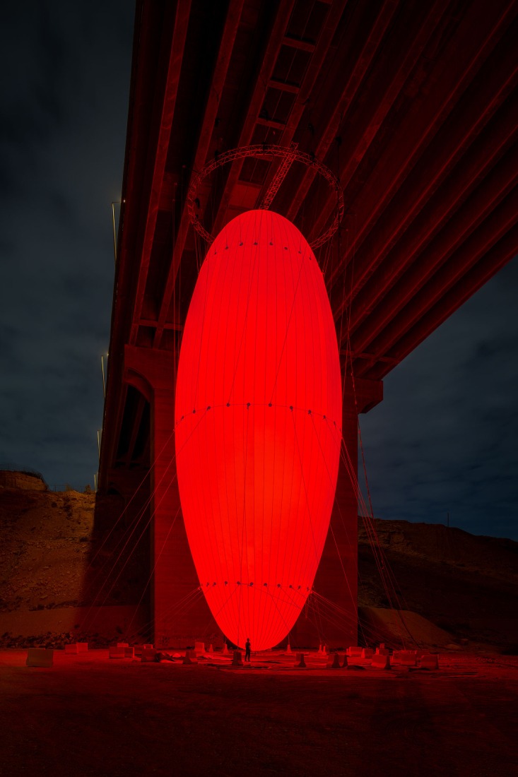 Ovoid' by SpY. Photograph by Rubén P Bescós.