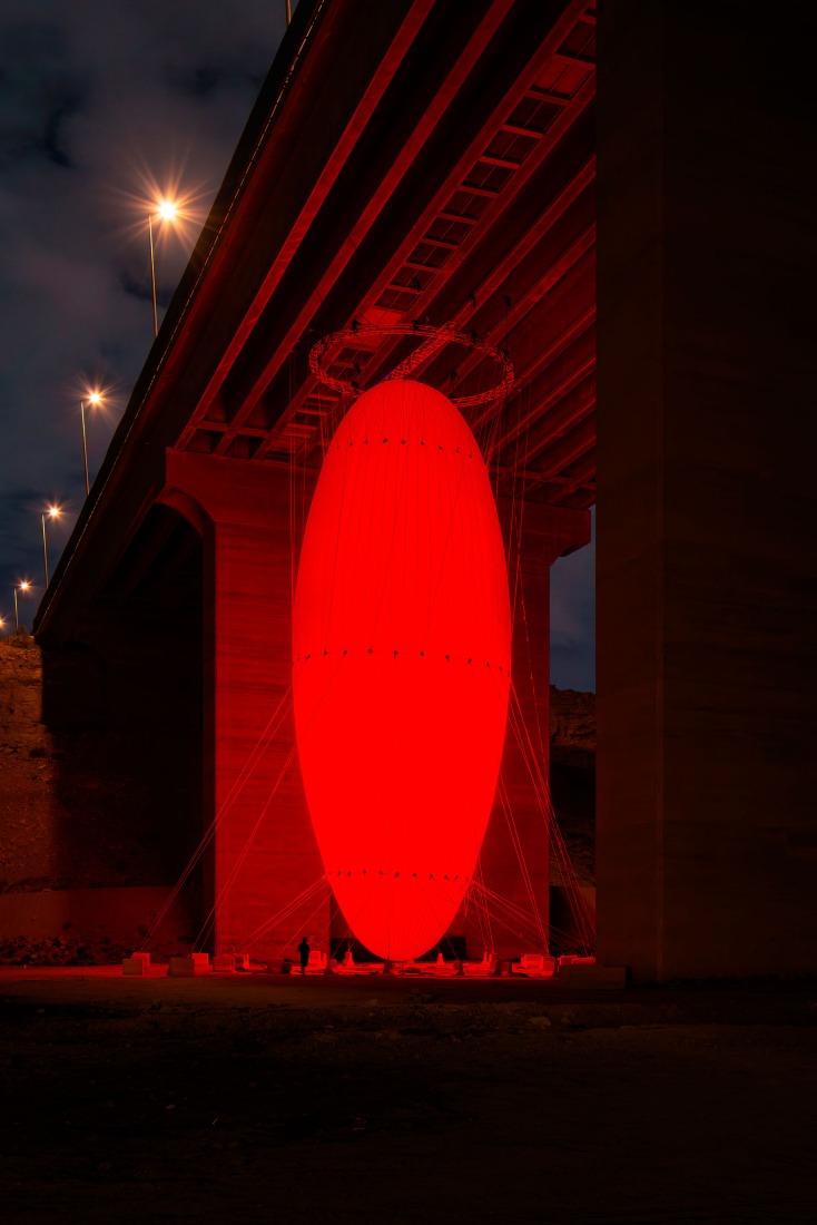 Ovoid' by SpY. Photograph by Rubén P Bescós.