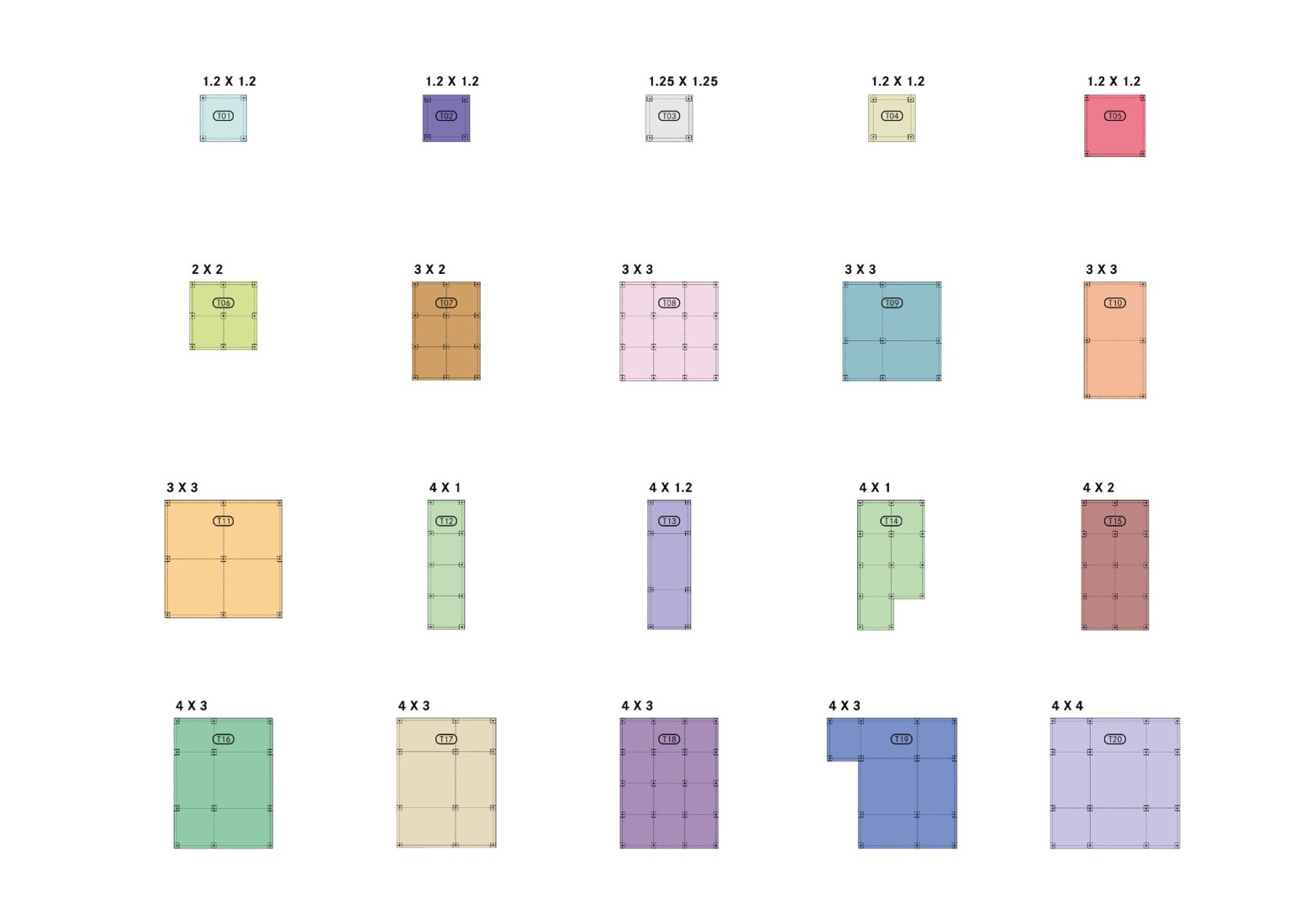 Construction diagram 1. Four Car Parks by Christian Kerez. 