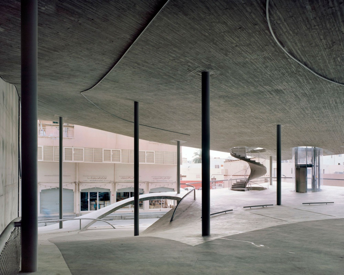 Car park plot A. Four Car Parks by Christian Kerez. Photograph by Maxime Delvaux.
