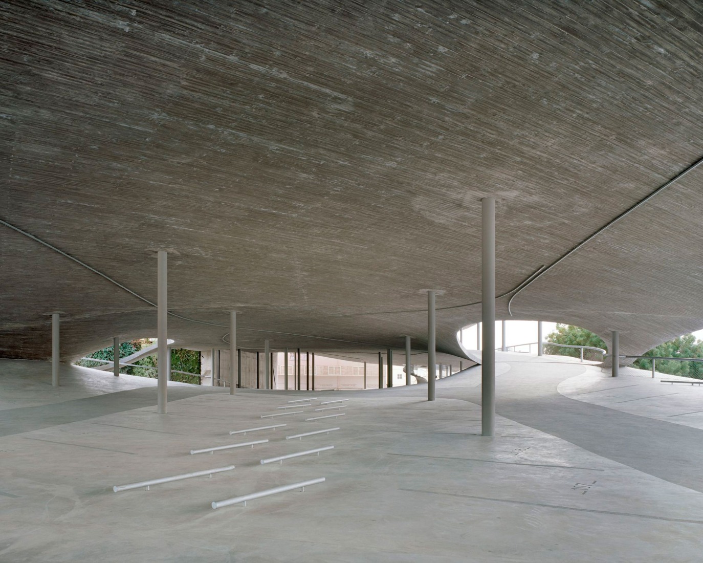 Car park plot A. Four Car Parks by Christian Kerez. Photograph by Maxime Delvaux.