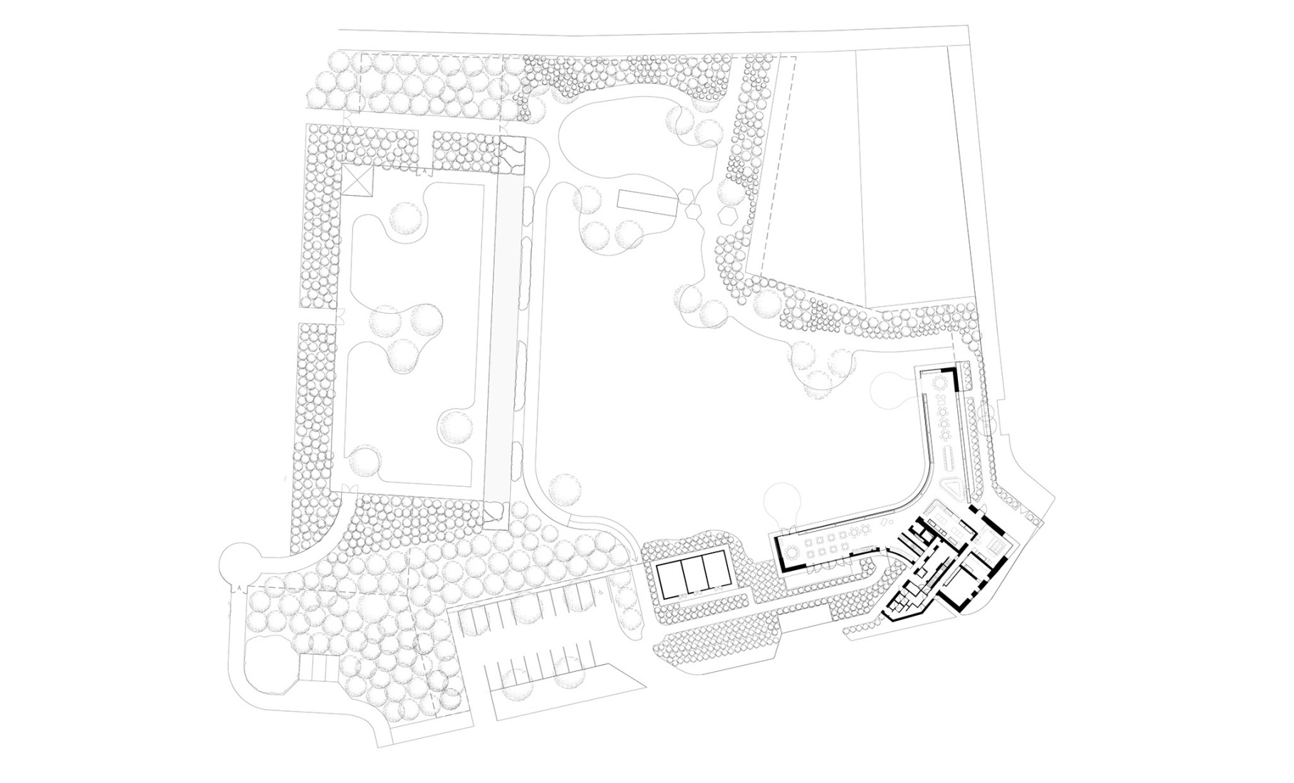 Site plan. Michelin-Starred Canteen by CRA. 