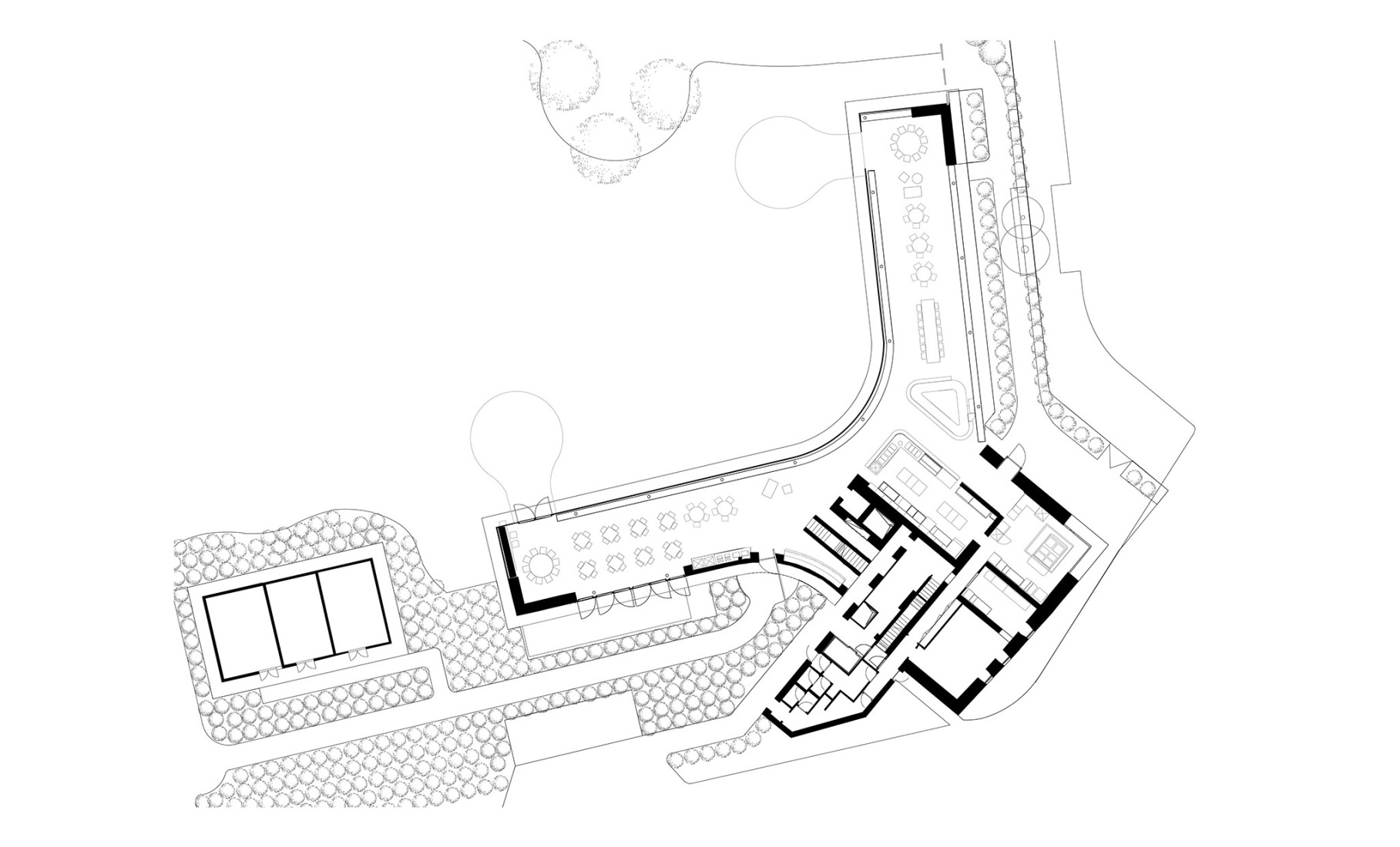 Ground floor plan. Michelin-Starred Canteen by CRA.
