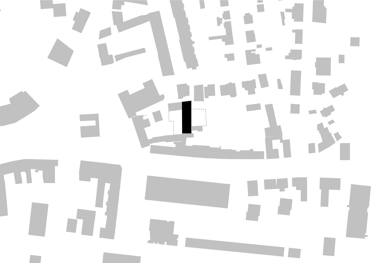 Site plan. The Forgotten Barn by Karnet architekti.