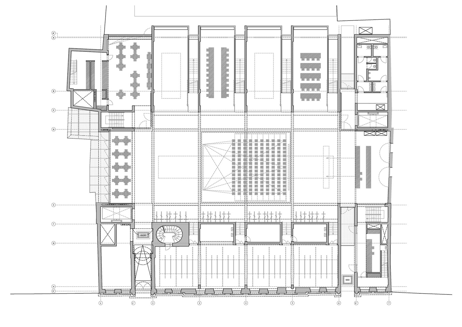 Ground floor plan. Technology Centre by Projektový ateliér UMPRUM.