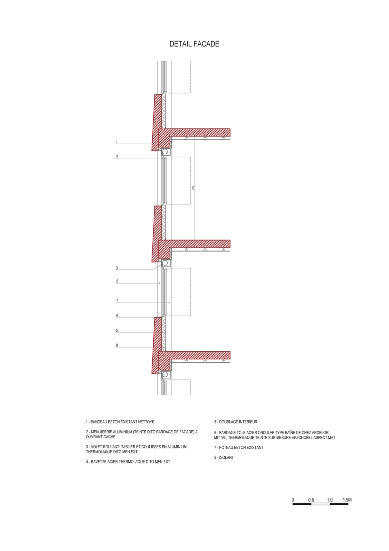 Detail. Jean Moulin by AZC architectes.