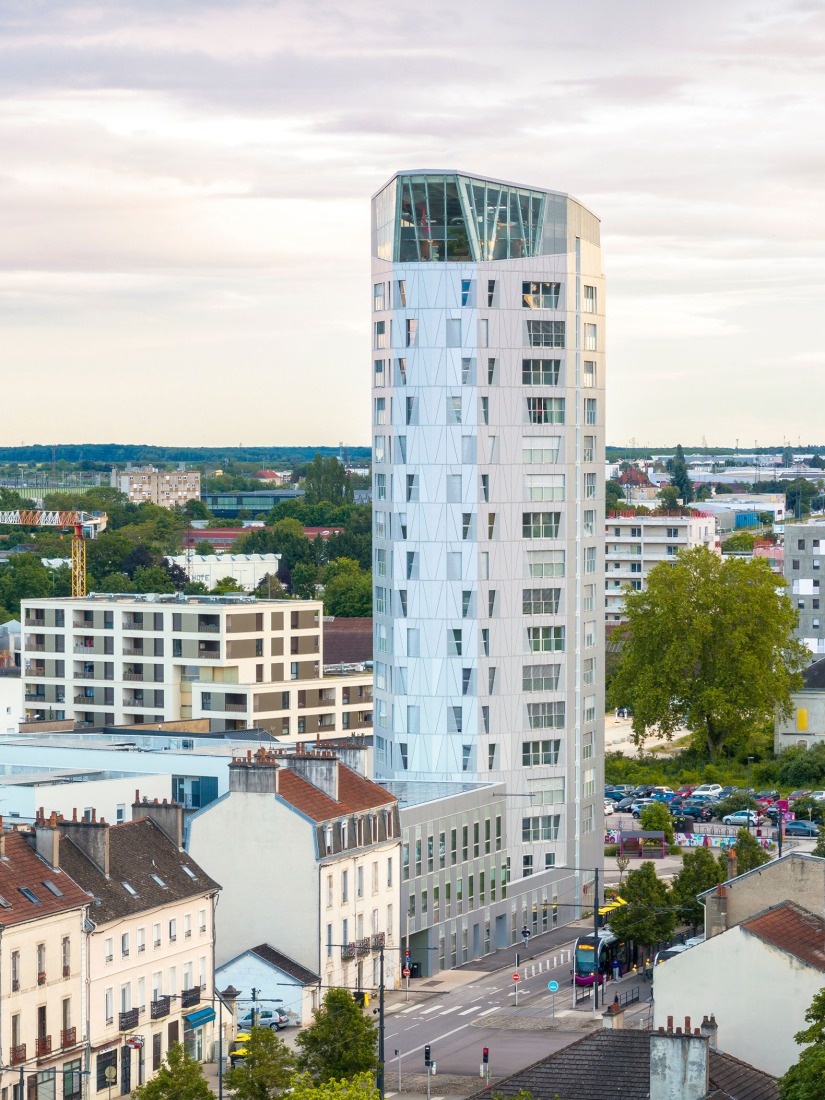 Arsenal Tower by Arte Charpentier. Photograph by Boegly Grazia.