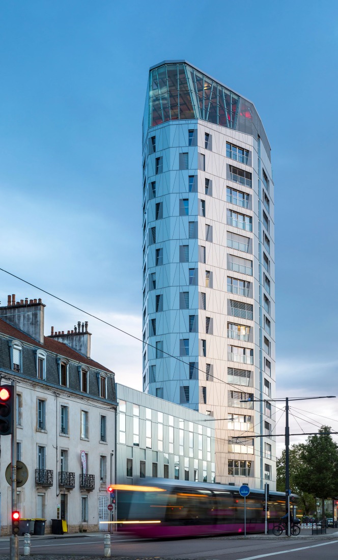 Arsenal Tower by Arte Charpentier. Photograph by Boegly Grazia.