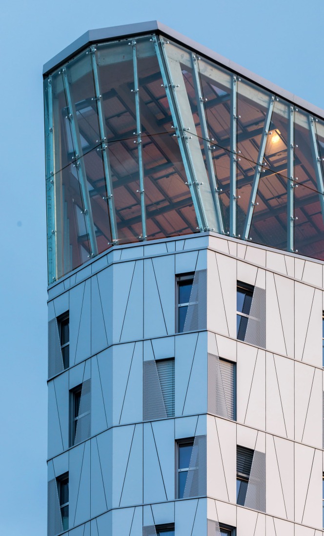 Arsenal Tower by Arte Charpentier. Photograph by Boegly Grazia.