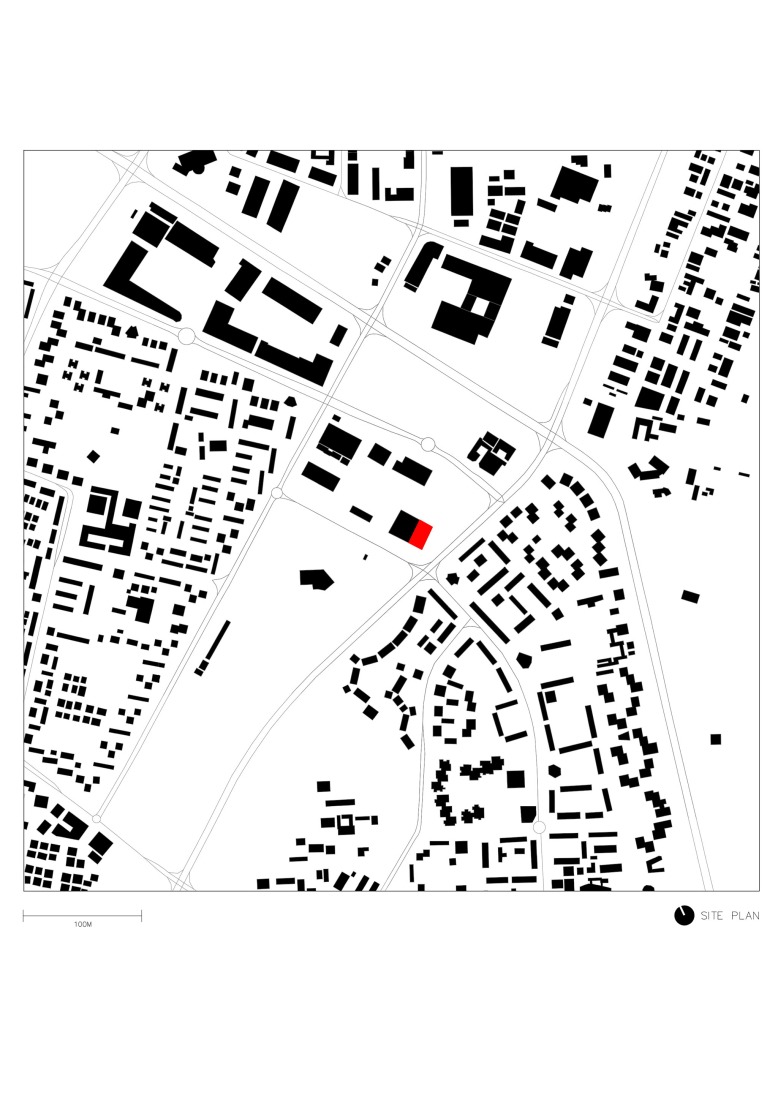 Site plan. Technological Center - Ashdod by Daniel Azerrad Architects.