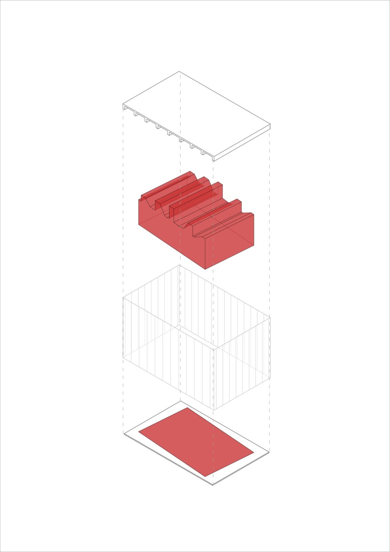 Concept Diagram. Technological Center - Ashdod by Daniel Azerrad Architects.