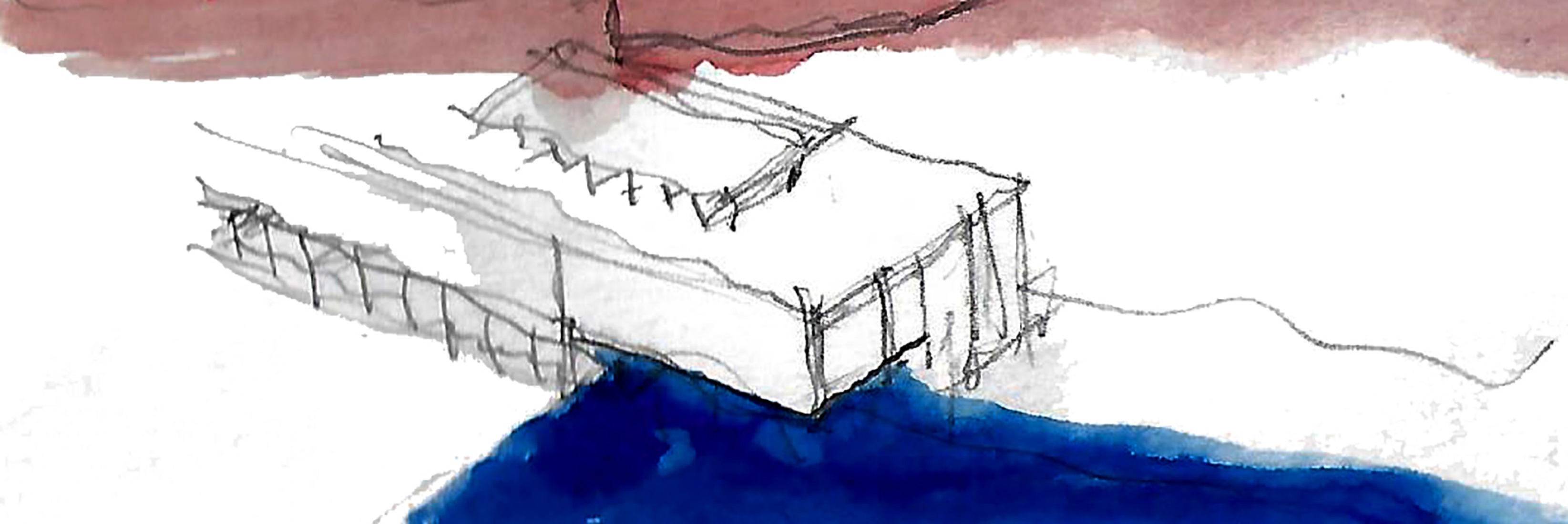 Sketches. Technological Center - Ashdod by Daniel Azerrad Architects.